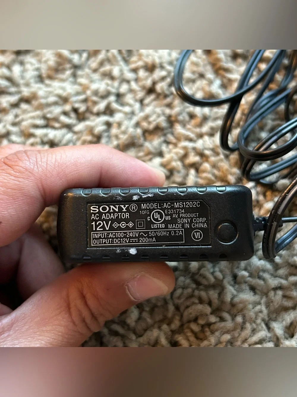 Sony WH-RF400 Black Wireless Home Theater Headphones RF Transmitter Dock (Works)